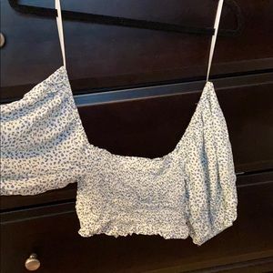 Floral crop top